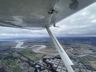 River Forth heading east Photo of River Forth from the air