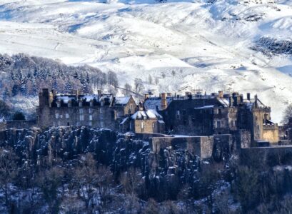 Stirling Castle in the snow Photo of Stirling Castle with snow