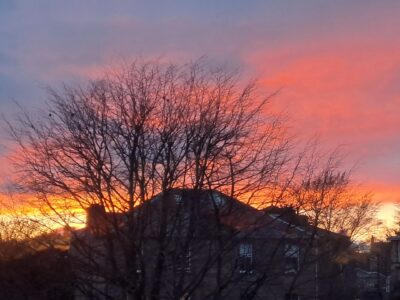 Sunset in April Photo of a beautiful sunset