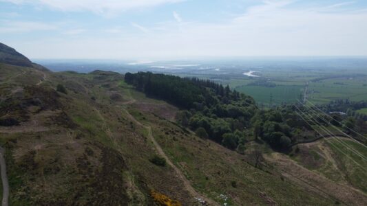 Above Dumyat Photo of Forth Valley from Dumyat path