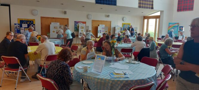 Photo from our Open Day Café in Bridge of Allan