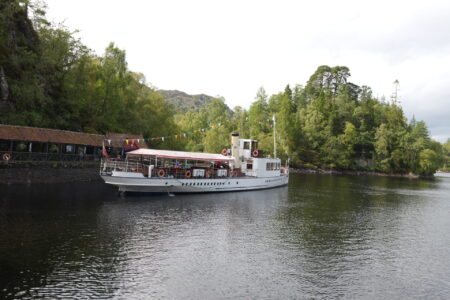 Photo of the Sir Walter Scott boat on Loch Katrine